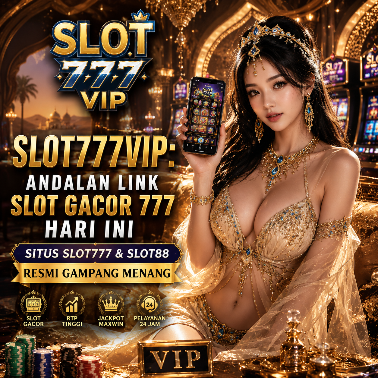 SLOT777VIP: Andalan Link Slot Gacor 777 Hari Ini Situs SLOT777 & SLOT88 Resmi Gampang Menang